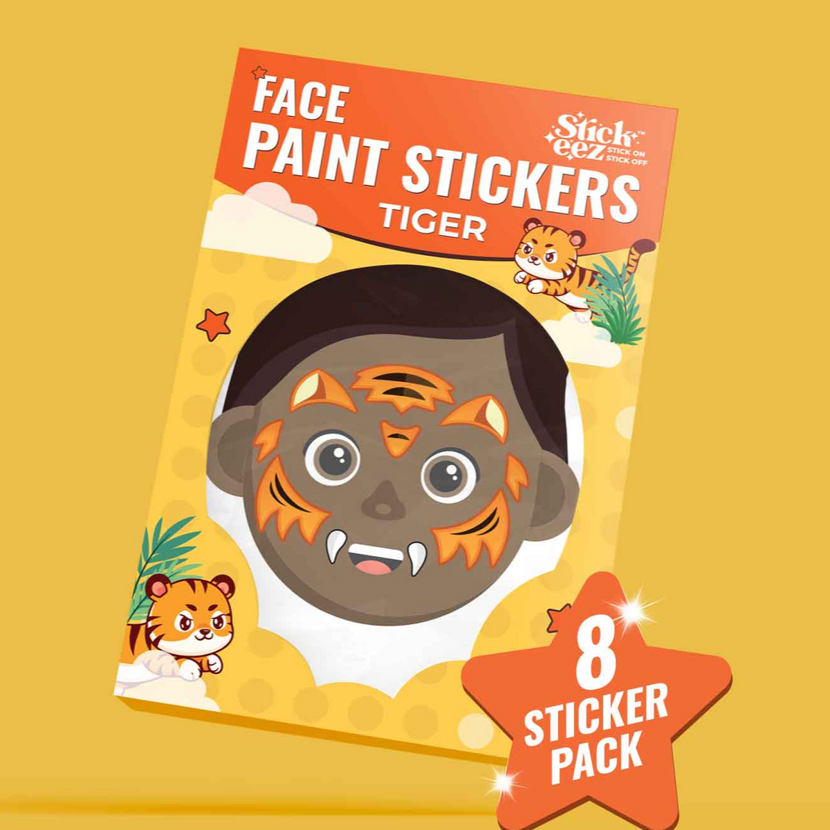 Tiger (8 Pack) – Stickeez